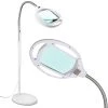 Lightview 44 in. White 3 Diopter Magnifier Floor Lamp. by Brightech 2 Lightview 44 in. White 3 Diopter Magnifier Floor Lamp. by Brightech -Brightech Sales white brightech floor lamps c0 1xu2 yjoq 64 1000
