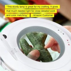 LightView Pro 45 in. White Magnifying 2 in 1 Floor and Desk LED Lamp by Brightech -Brightech Sales white brightech floor lamps je jvo9 tk1m 4f 1000