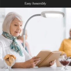 LitespanSlim 55 in. White LED Floor Lamp with Adjustable Gooseneck by Brightech 12 LitespanSlim 55 in. White LED Floor Lamp with Adjustable Gooseneck by Brightech -Brightech Sales white brightech floor lamps nj im9d p6d3 44 1000