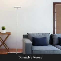 Sky Flux 67 in. White Torchiere LED Floor Lamp with 3-Light Options by Brightech 10 Sky Flux 67 in. White Torchiere LED Floor Lamp with 3-Light Options by Brightech -Brightech Sales white brightech floor lamps rh 4o72 g2y0 4f 1000