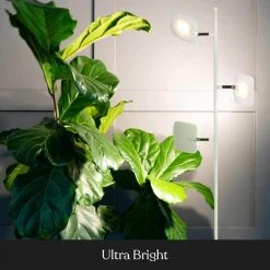 Tree 60 in. White LED Floor Lamp with Dimmable and Adjustable Panels by Brightech -Brightech Sales white brightech floor lamps t6 tsks 2w0g 1f 1000