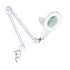 Lightview Pro 39 in. White LED Adjustable Clamp Dimmable Magnifier Desk Lamp by Brightech 1 Lightview Pro 39 in. White LED Adjustable Clamp Dimmable Magnifier Desk Lamp by Brightech -Brightech Sales white brightech lamp bases bx 3ks2 f8v5 64 1000