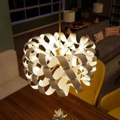 Mariana 6-Light White Pendant by Manor Brook -Brightech Sales white manor brook chandeliers mb00417wh 31 1000