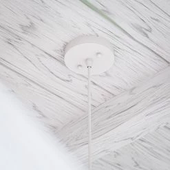 Byron 1-Light White Rattan Pendant by Manor Brook -Brightech Sales white manor brook chandeliers mb100453 fa 1000