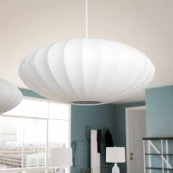 Rockledge 1-light White Pendant with Silk Shade by Manor Brook -Brightech Sales white manor brook chandeliers mb100625 1f 1000