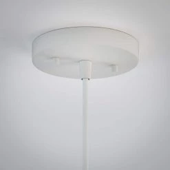 Rockledge 1-light White Pendant with Silk Shade by Manor Brook -Brightech Sales white manor brook chandeliers mb100625 fa 1000