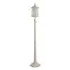 Pence Post 1-Light Lantern by Manor Brook 1 Pence Post 1-Light Lantern by Manor Brook -Brightech Sales white manor brook outdoor sconces mb100675 64 1000