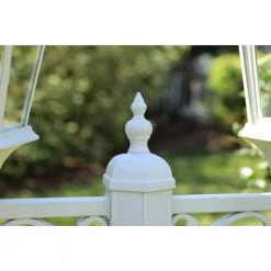 Villanova 2-Light White Outdoor Post Lantern with Power Cord by Manor Brook 13 Villanova 2-Light White Outdoor Post Lantern with Power Cord by Manor Brook -Brightech Sales white manor brook post light sets mb100361 1f 1000