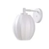 Veanna 1-Light White Wall Sconce with Silk Shade by Manor Brook -Brightech Sales white manor brook wall sconces mb100626 64 1000