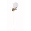 Adella 1-Light White with Antique Brass Wallchiere by Manor Brook 2 Adella 1-Light White with Antique Brass Wallchiere by Manor Brook -Brightech Sales white with antique brass manor brook wall sconces mb100609 64 1000
