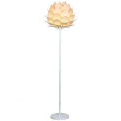 Artichoke 66 in. Wooden Shade LED Floor Lamp by Brightech